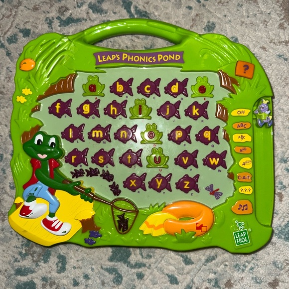 LeapFrog Phonics Pond Interactive Toy - Green and Yellow - Picture 1 of 1